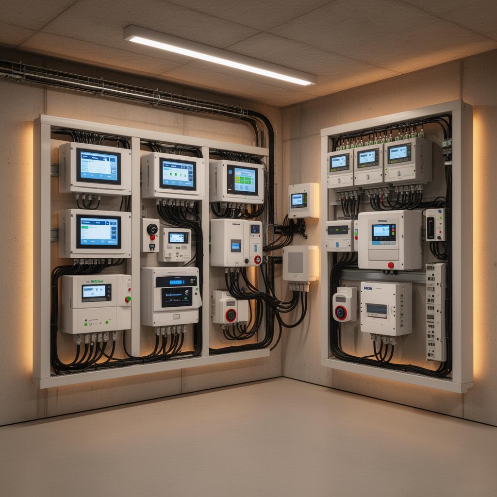 Technische ruimte tijdens een ControllX-implementatie